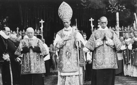 Pius XII in liturgical habit