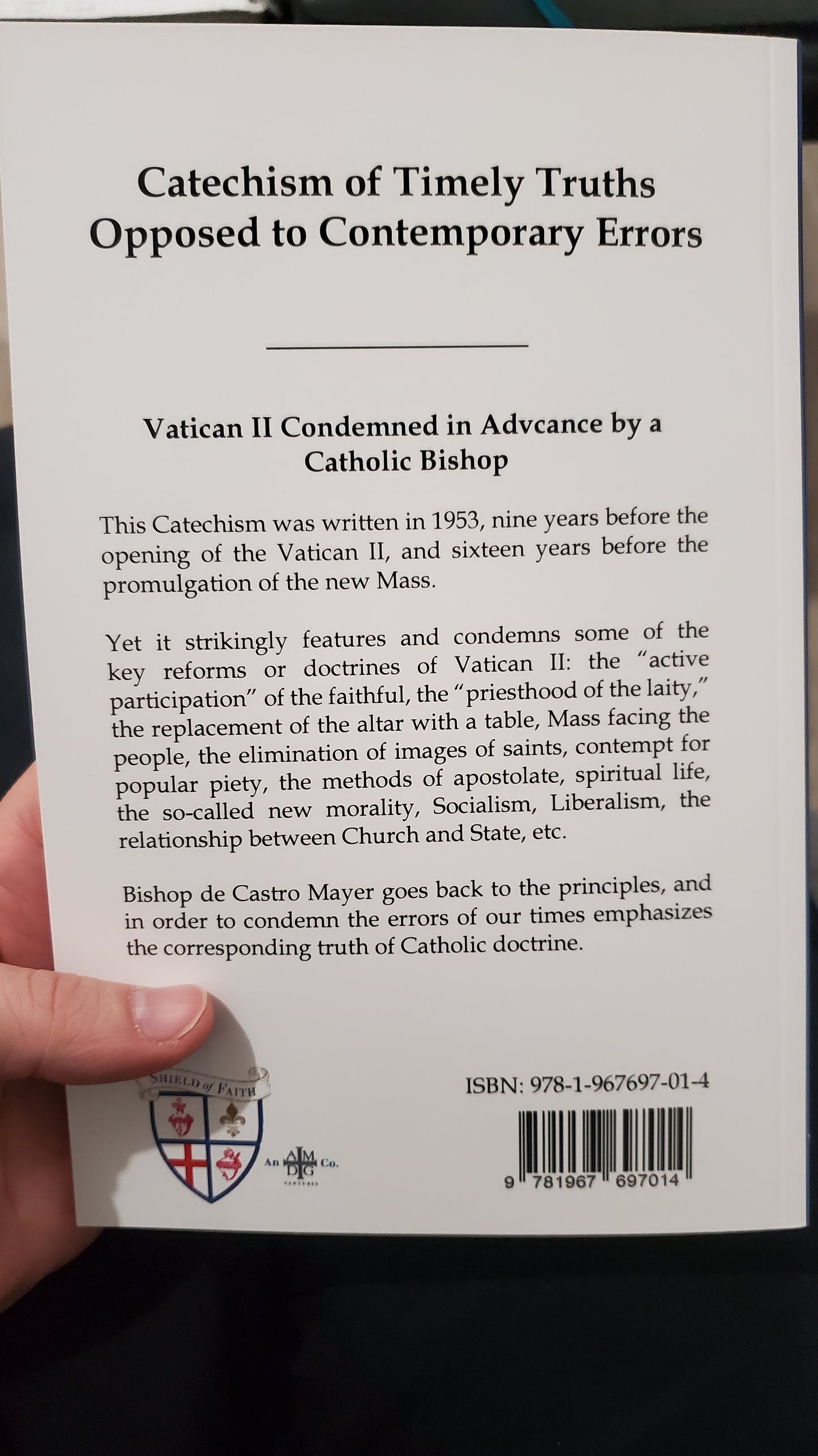 Catechism of Timely Truths Opposed to Contemporary Errors